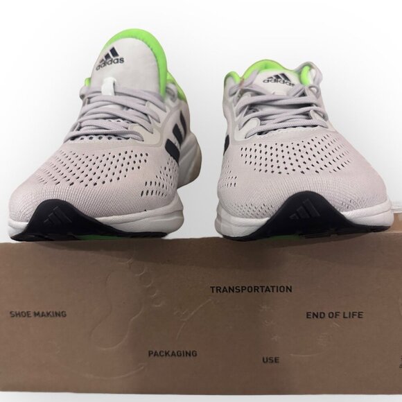 Adidas Supernova 2 M Running Shoes White Green Sneaker Style GW9093 Mens Size 10 - Picture 11 of 17